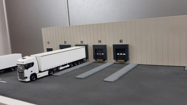 Makieta dydaktyczna, magazyn- SKALA 1:87